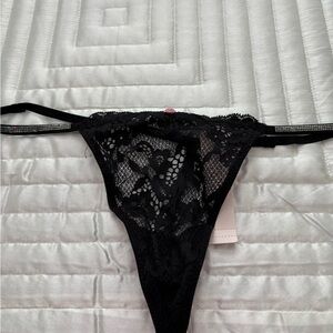 Victoria's Secret Black Lace Panty